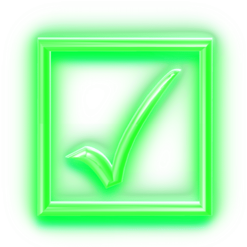 CHECK ICON VERDE