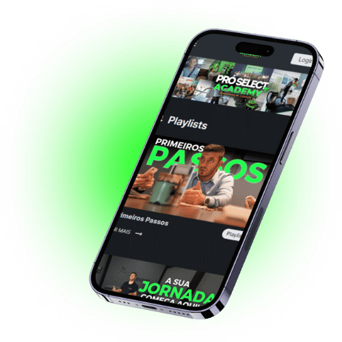 MOCKUP CELULAR - PRÓ SELECT ACADEMY
